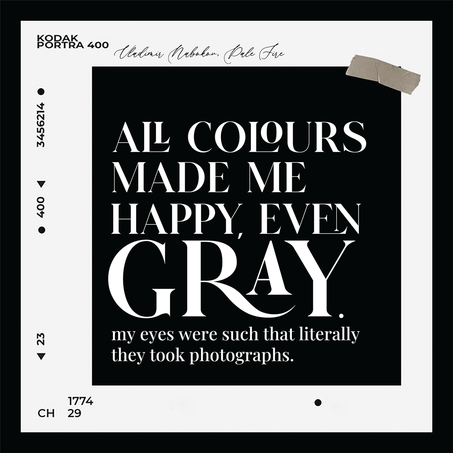 EVEN GRAY  NABOKOV