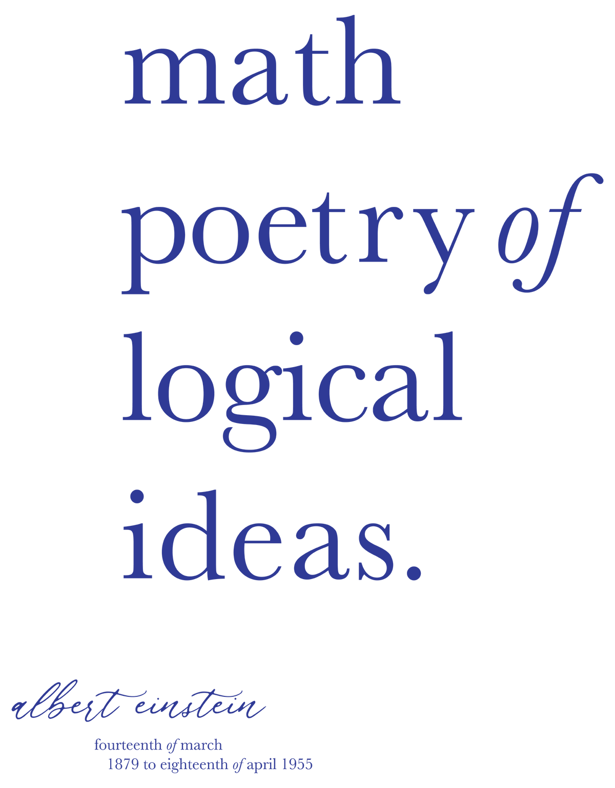 MATH POETRY