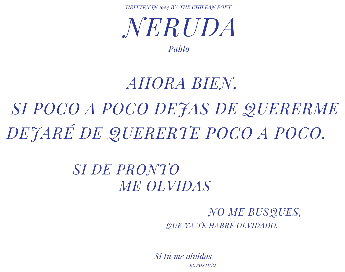 QUE YA TE HABRE OLVIDADO