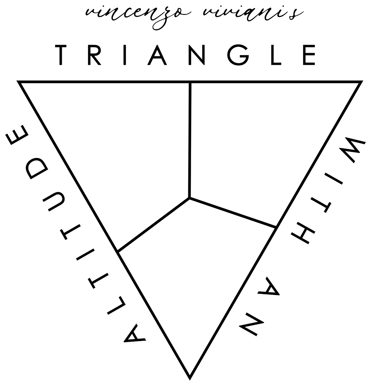 TRIANGLE WITH AN ALTITUDE